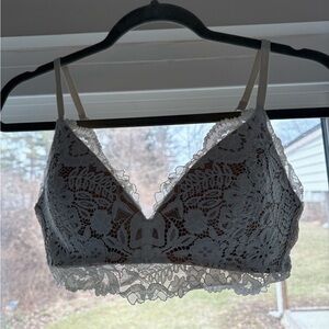Aerie 34C lightly lined wireless lace bra